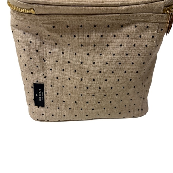 Kate Spade New York Lunch Tote, Deco Dots (Out To Lunch), Canvas Beige - Picture 3 of 8